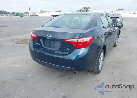 2018 Toyota Corolla Le z USA, uszkodzony, nr VIN 2T1BURHE5JC052359